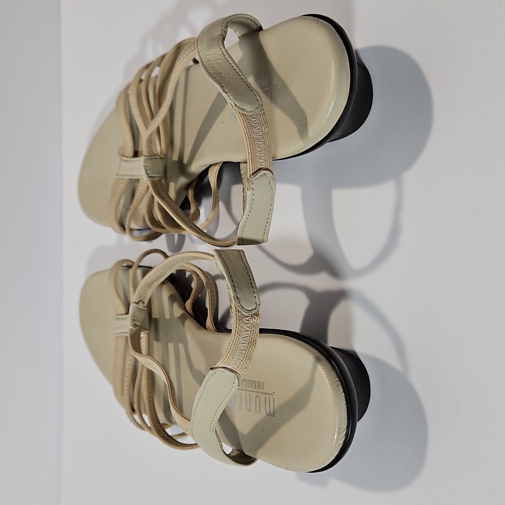 Munro American Bev Sandals Beige Tan Combo 9.5 - Picture 4 of 7